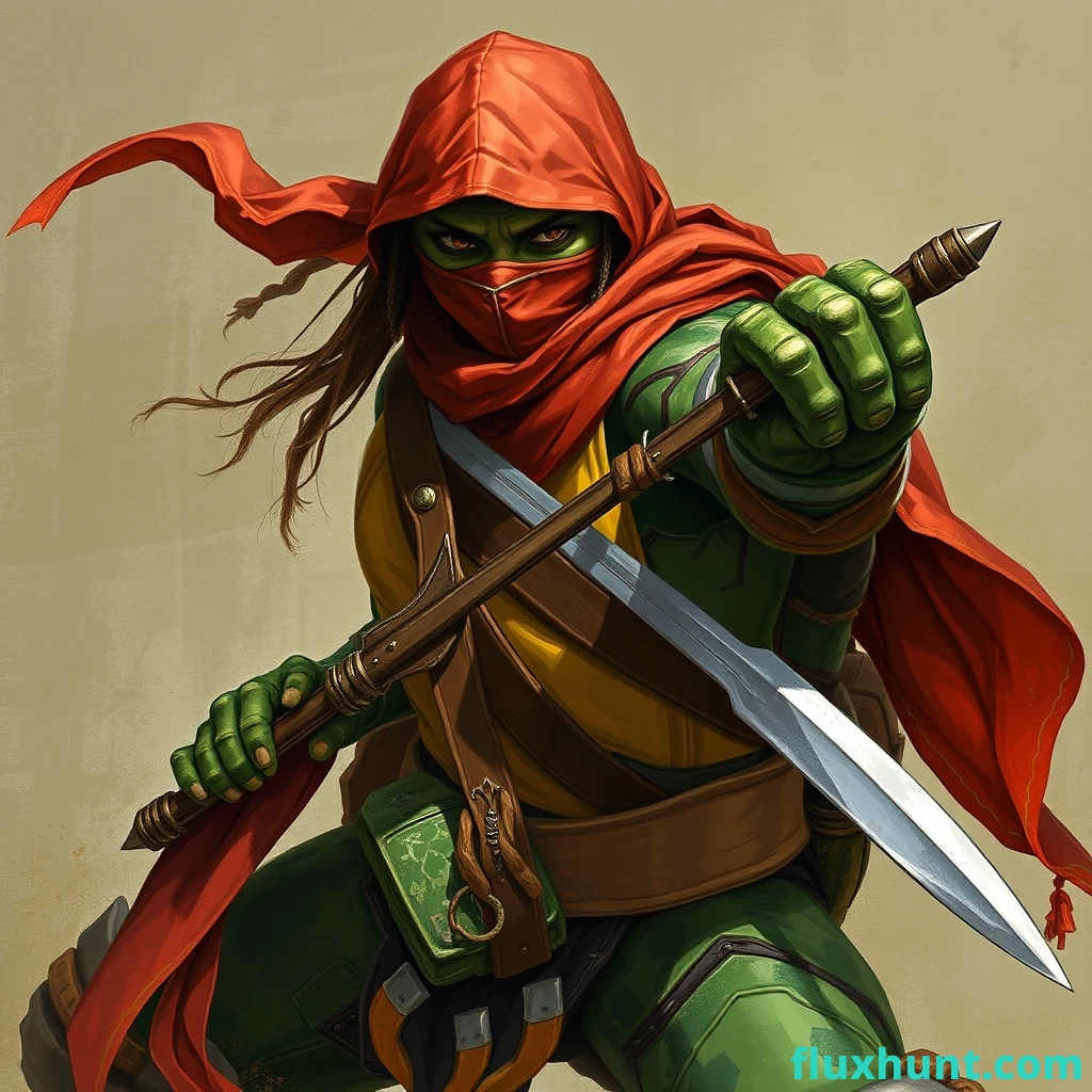 Fantasy-Leonardo-Ninja-Turtle-Art